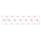 Sprinklen und Sterne Amerikanische Unabhängigkeits Kurzer Tischläufer (Horizontal)