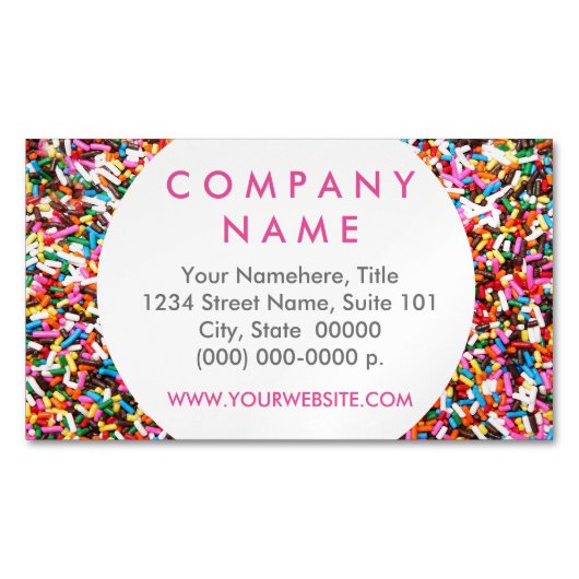 Sprinkler Business Card Magnet (Vorderseite)