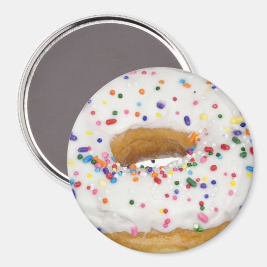 Sprinkler Donut-Kühlschrank oder Locker-Magnet Magnet (Vorderseite/Rückseite)