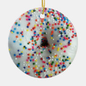 Sprinkler Doughnut Keramik Ornament (Vorne)