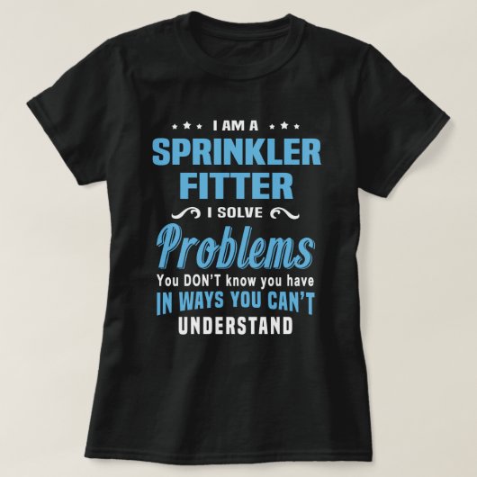 Sprinkler Fitter T-Shirt (Design vorne)