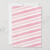 Sprinkler Liebe Rosa Eis Creme Babydusche Einladung (Rückseite)