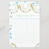 Sprinkler mit Liebe Baby Name Race Game (Vorne/Hinten)