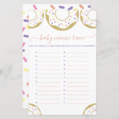 Sprinkler mit Liebe Baby Name Race Game (Vorne/Hinten)