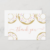 Sprinkler mit Liebe Baby Sprinkle Vielen Dank Dankeskarte (Vorne/Hinten)