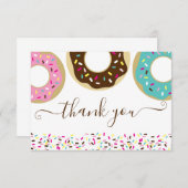 Sprinkler mit Liebe Baby Sprinkle Vielen Dank Dankeskarte (Vorne/Hinten)