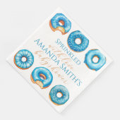 Sprinkler mit Liebe Babydusche Napkins Serviette (Ecke)