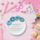 Sprinkler mit Liebe Donut Baby Dusche Teller (Party)