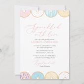 Sprinkler mit Liebe Donut Baby Sprinkle Einladung (Vorderseite)