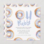 Sprinkler mit Liebe Donut Babydusche Ankündigung (Vorne/Hinten)