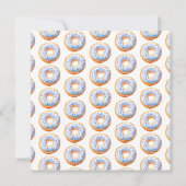 Sprinkler mit Liebe Donut Babydusche Ankündigung (Rückseite)