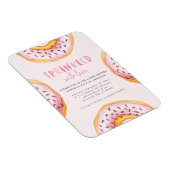 Sprinkler mit Liebe Donut Babydusche Magnet (Rechte Seite)