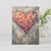 Sprinkler mit Liebe laden | Bright Joy Einladung (Stehend Vorderseite)