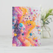 Sprinkler mit Liebe laden | Pop Einladung (Stehend Vorderseite)