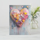 Sprinkler mit Liebe laden | Sweet Dots Einladung (Stehend Vorderseite)