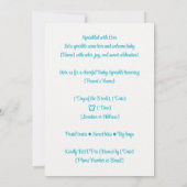 Sprinkler mit Liebe laden | Sweet Dots Einladung (Rückseite)