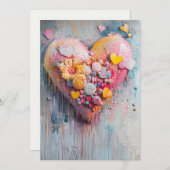 Sprinkler mit Liebe laden | Sweet Dots Einladung (Vorne/Hinten)