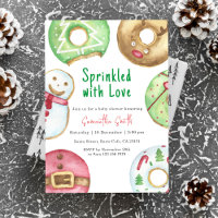 Sprinkler mit Liebe Winter Baby Dusche