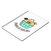 Sprinkler Pupcake Funny Puppy Cupcake Puppe Notizblock (Linke Seite)