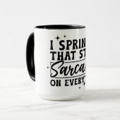 Sprinkler Sarcasm Tasse (Vorderseite Links)