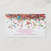 Sprinkler Visitenkarten Visitenkarte (Rückseite)