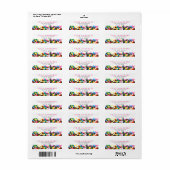 Sprinkles Adressenmarkierungen (Vorne)