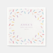 Sprinkles Baby Sprinkle Serviette (Vorderseite)