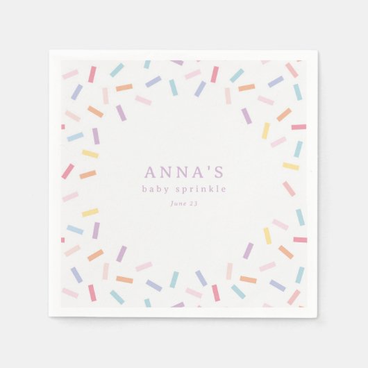 Sprinkles Baby Sprinkle Serviette (Vorderseite)