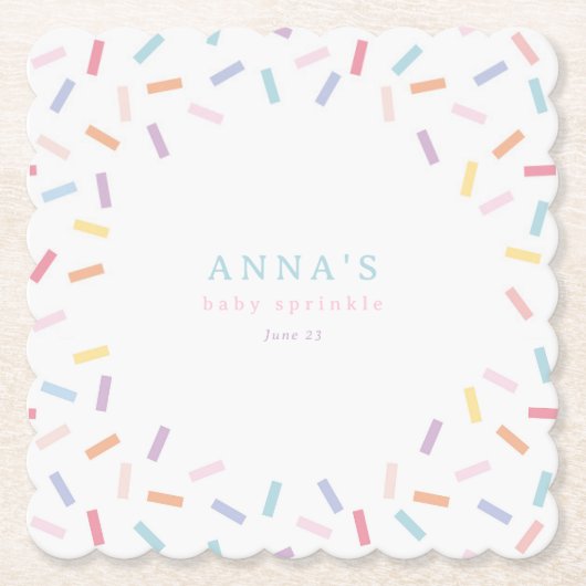 Sprinkles Baby Sprinkle Untersetzer (Vorderseite)