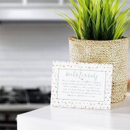 Sprinkles Babyduschdusche Angebotskarte Einladungspostkarte