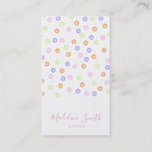 Sprinkles Bakery Donuts Visitenkarte (Vorderseite)