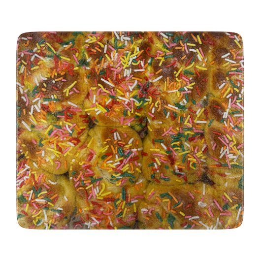 Sprinkles Challah Cutting Board Schneidebrett (Vorderseite)