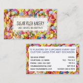 Sprinkles Cupcake Kuchen Bäckerei Zucker Visitenkarte (Vorne/Hinten)