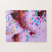 Sprinkles Donut Fotografy Complex Jigsaw Puzzle (Horizontal)