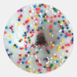 Sprinkles Donut Runder Aufkleber