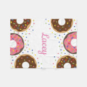 Sprinkles Donuts Personalisiert Fleece Blanket (Vorderseite (Horizontal))