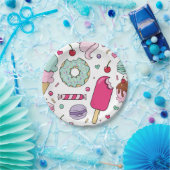 Sprinkles Eiscreme und Kuchen Geburtstag Pappteller (Party)