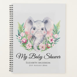 Sprinkles Elephant BABY SHOWER Album Planner Notes Planer