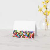 Sprinkles Filled Card Karte (Gelbe Blume)