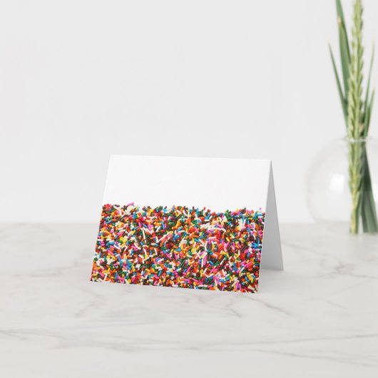 Sprinkles-Filled Cards Karte (Vorderseite)