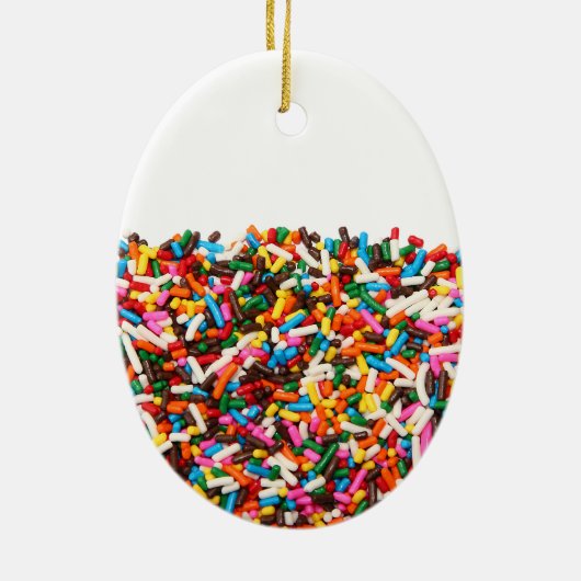 Sprinkles-gefüllte Ornamente (Hinten)