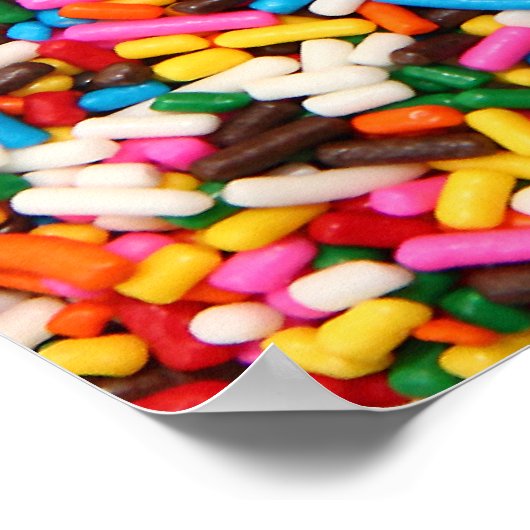 Sprinkles gefülltes Poster (Ecke)