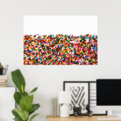 Sprinkles gefülltes Poster (Heimbüro)