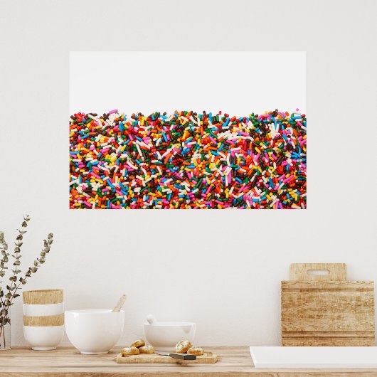Sprinkles gefülltes Poster (Küche)