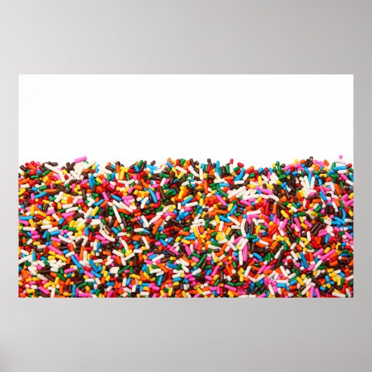 Sprinkles gefülltes Poster (Vorne)