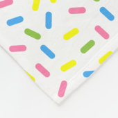 Sprinkles Ice Creme Cone Personalisiert Blanket Fleecedecke (Ecke)