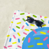 Sprinkles Ice Creme Cone Personalisiert Strandtuch (Beispiel)