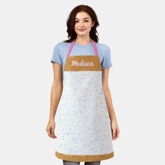 Sprinkles Ice Creme Schürze (Getragen)