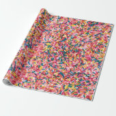 Sprinkles Jimmies Fun Food Wrapping Paper Geschenkpapier (Ungerollt)