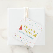 Sprinkles Kindergeburtstag Party Geschenkanhänger (Beispiel)